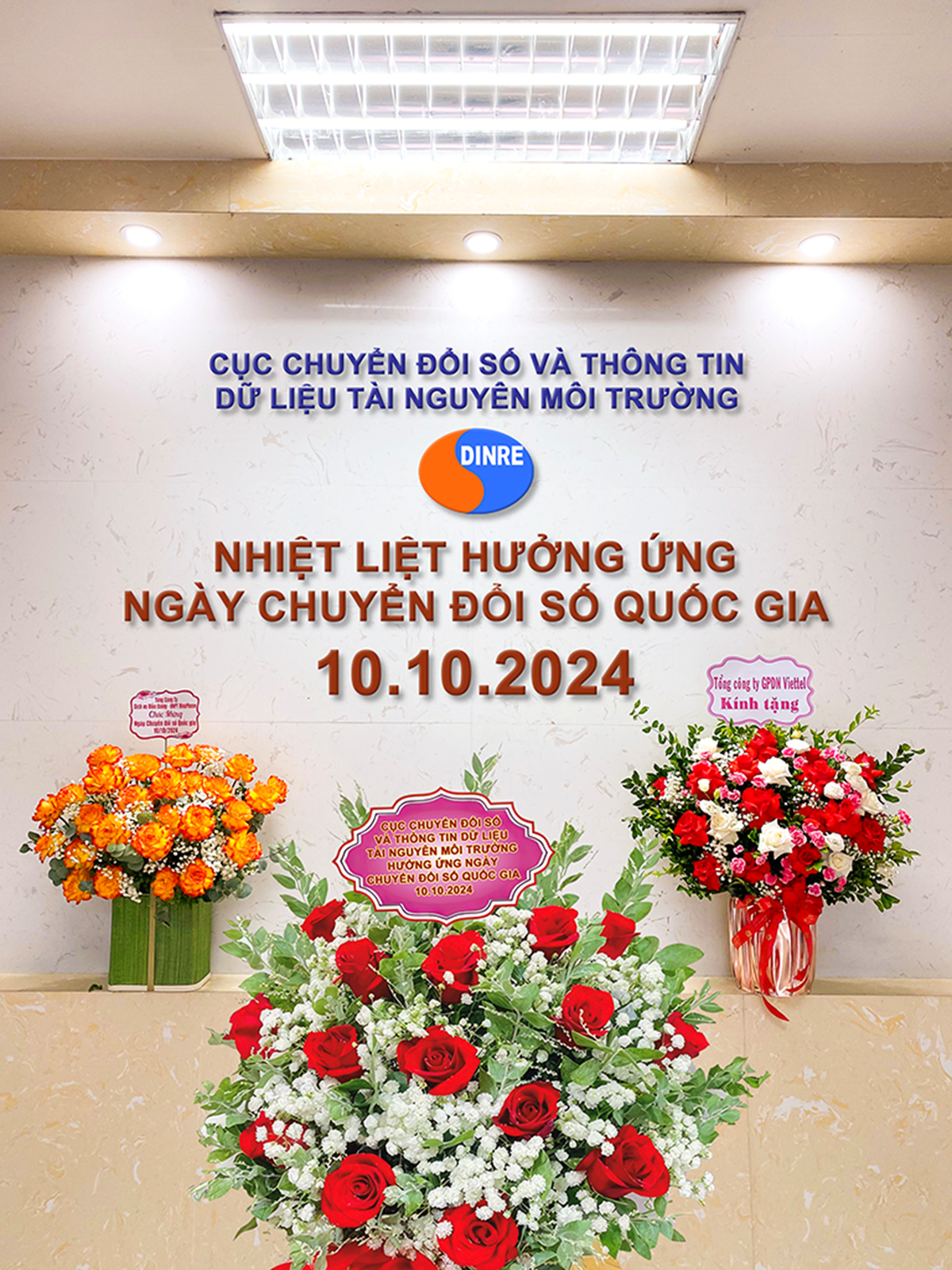 Cục Chuyển đổi số và Thông tin dữ liệu tài nguyên môi trường hưởng ứng Ngày Chuyển đổi số quốc gia 10/10 năm 2024